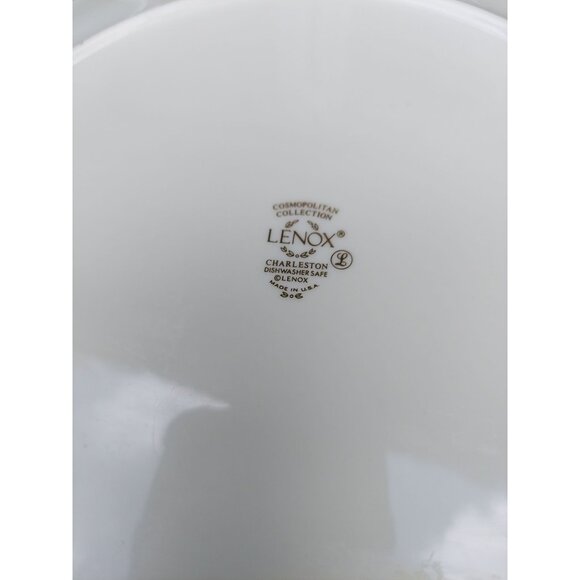 COPY - 2 Lenox Charleston 10 3/4" Dinner Plates EUC - Picture 4 of 4